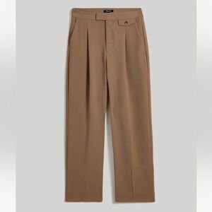 Madewell Rosedale High-Rise Straight Pant in Crepe